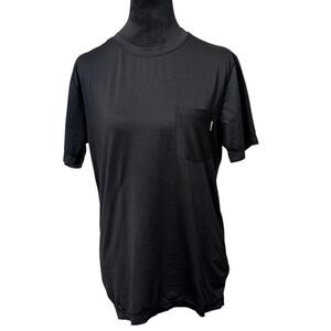 Vuori Men’s Tradewind Performance Pocket Tee Small Black V109 Workout